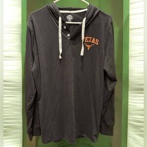 Rivalry Threads Texas long horns Black Graphic Hoodie LARGE